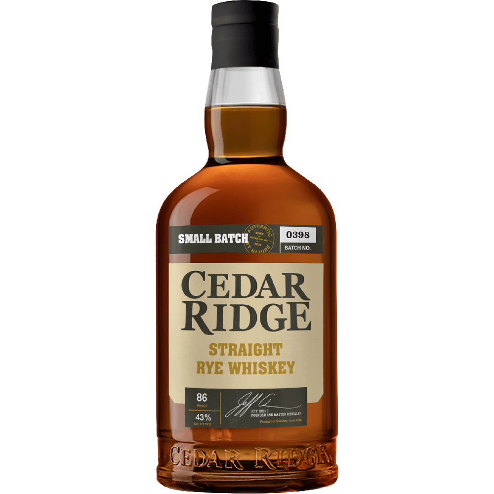 Cedar Ridge Malted Rye Whiskey