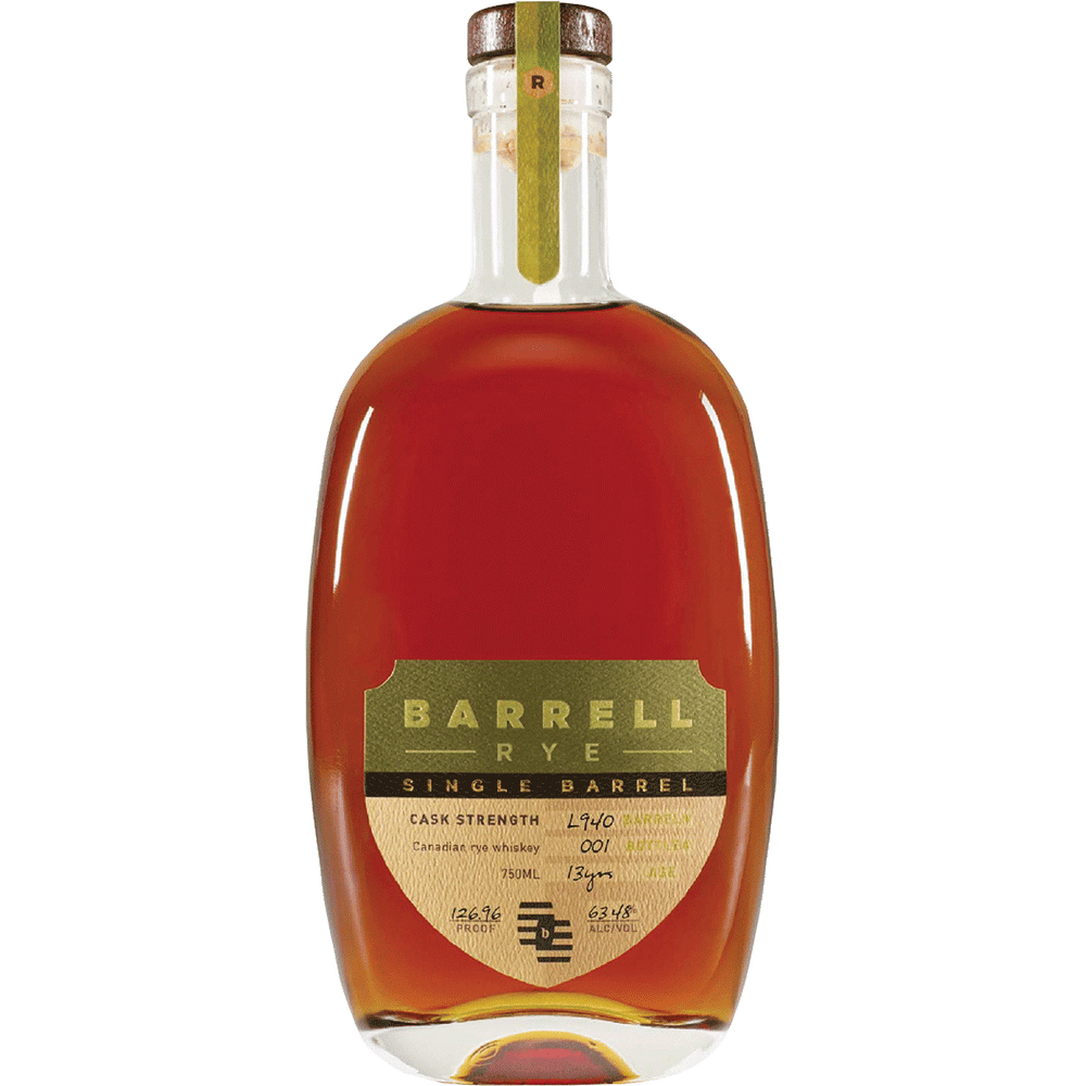 Barrell Canadian Rye Single Barrel Barrel Select