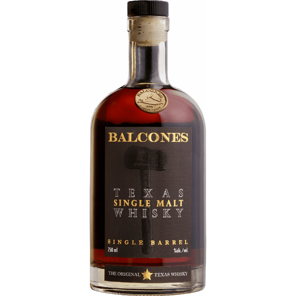 Balcones Single Malt Whiskey Wine Finish Cask Strength Barrel Select