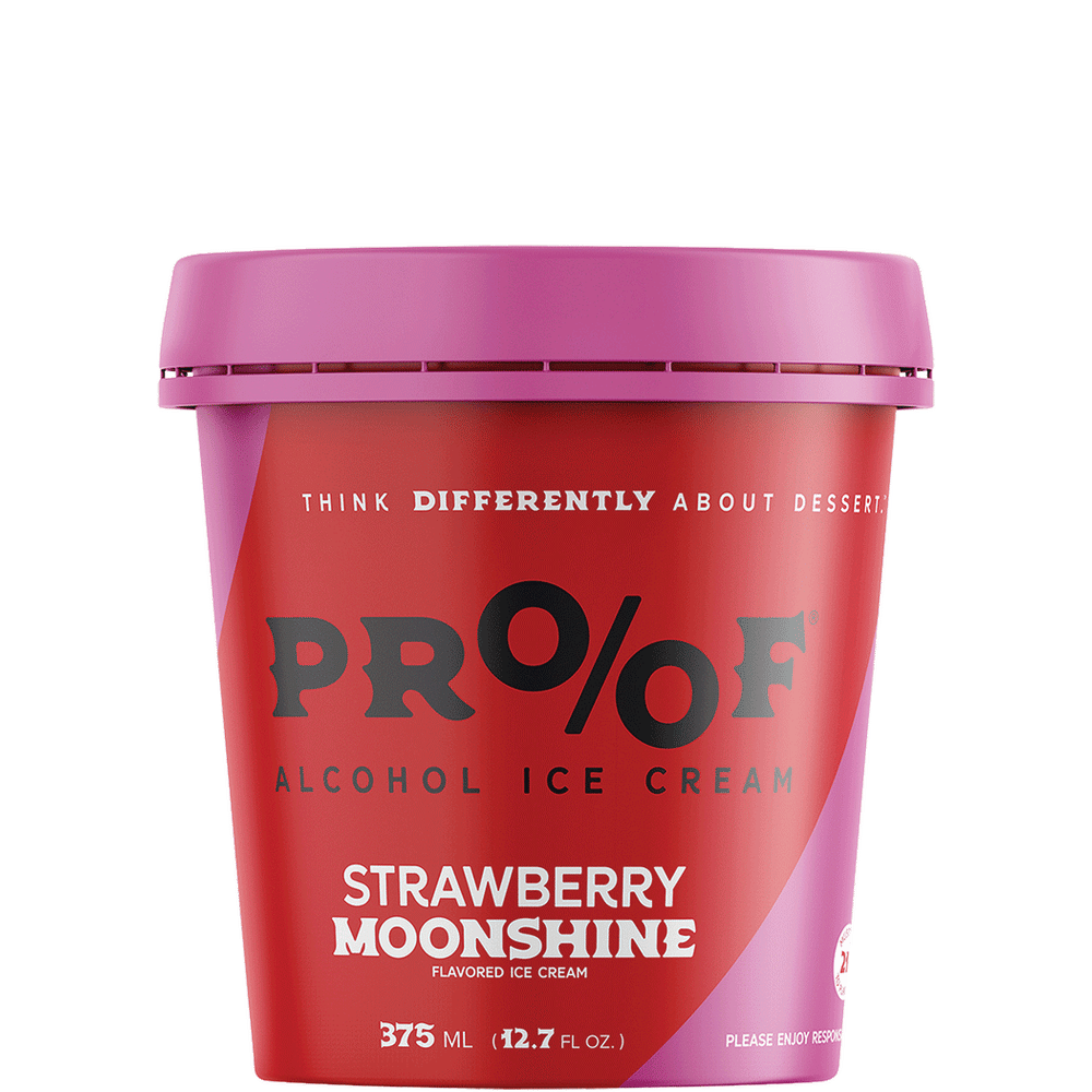 Proof Strawberry Moonshine Ice Cream