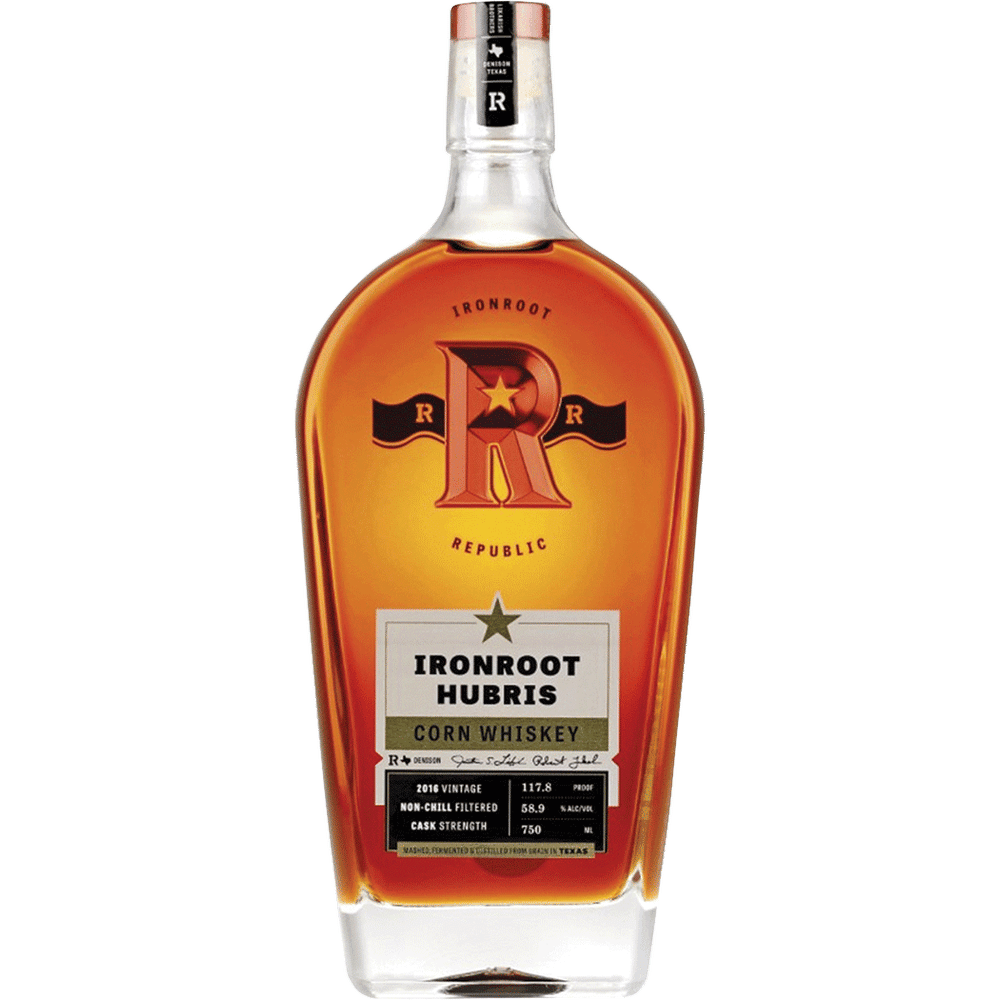 Ironroot Hubris Corn Whiskey