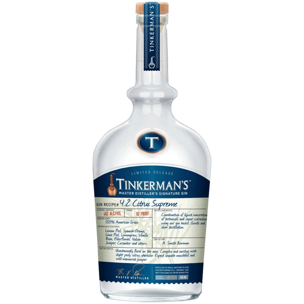 Tinkerman's Citrus Supreme Gin