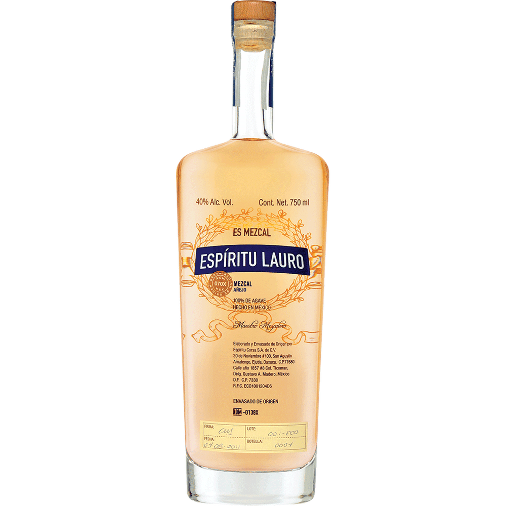 Espiritu Lauro Mezcal Anejo