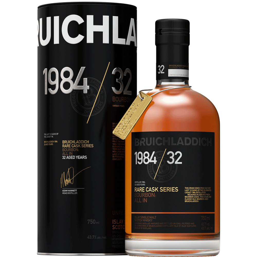 Bruichladdich Old & Rare 1984 32 Year Single Malt Scotch