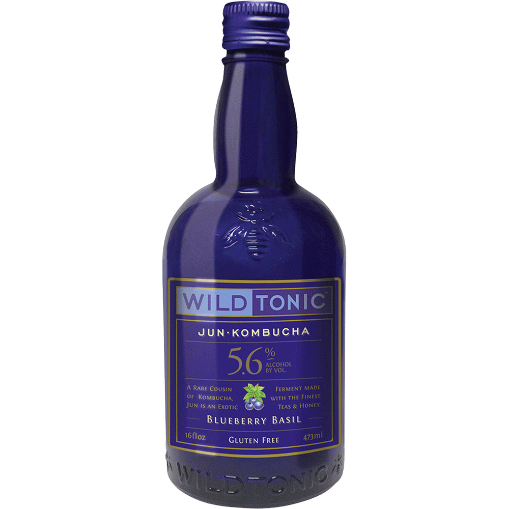 Wild Tonic Kombucha Blueberry Basil