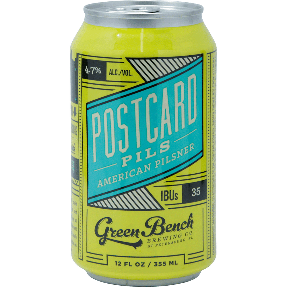 Green Bench Post Card Pils