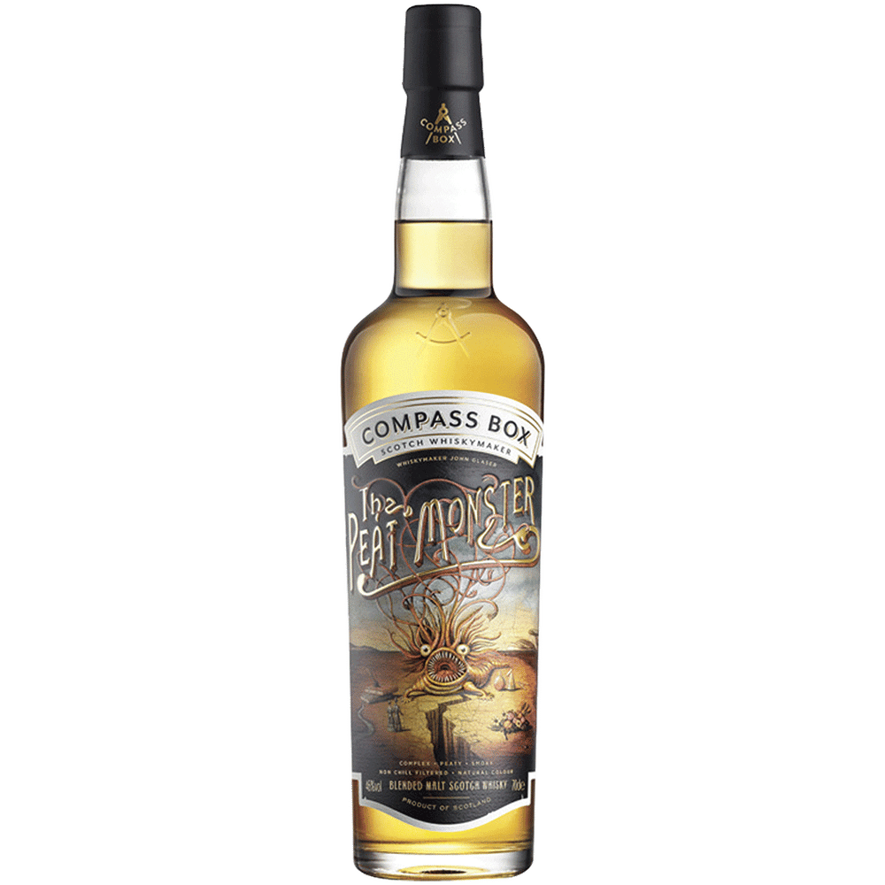Peat Monster, Big Peat, Shadowy よし ! Compass Box The Peat Monster Blended Malt Scotc | Total Wine