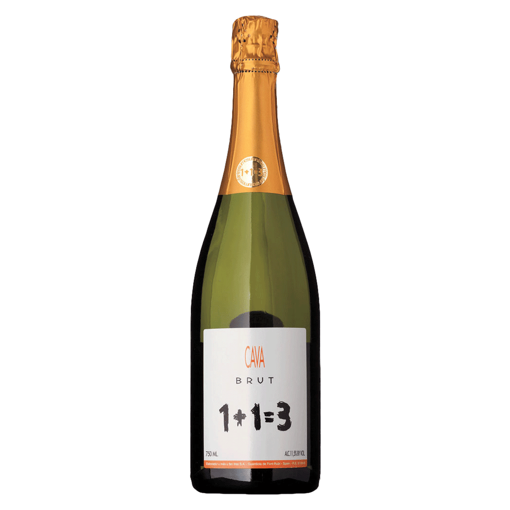 1 + 1 = 3 Cava Brut
