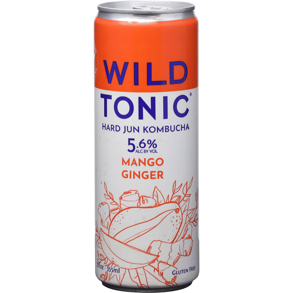 Wild Tonic Kombucha Mango Ginger