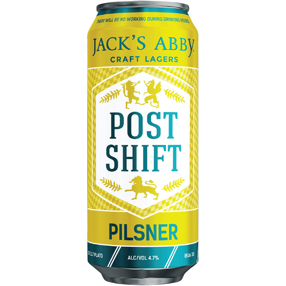 Jack's Abby Post Shift Pilsner