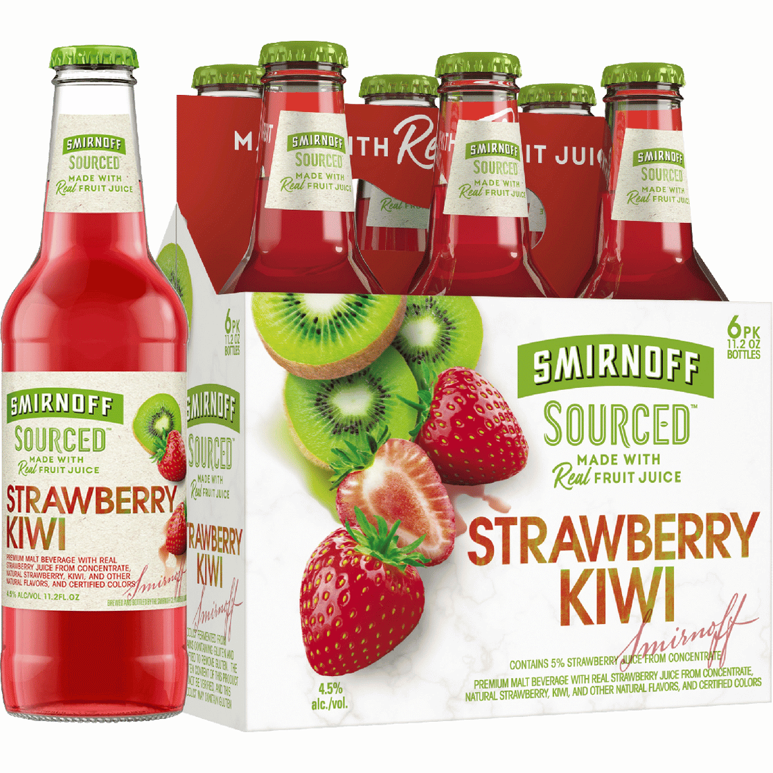 Smirnoff Sourced Strawberry Kiwi