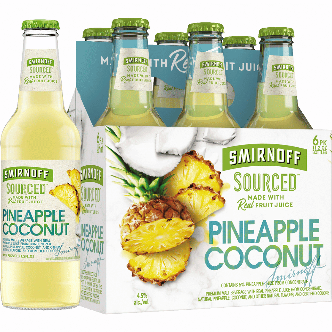 Smirnoff Sourced Pineapple Coconut