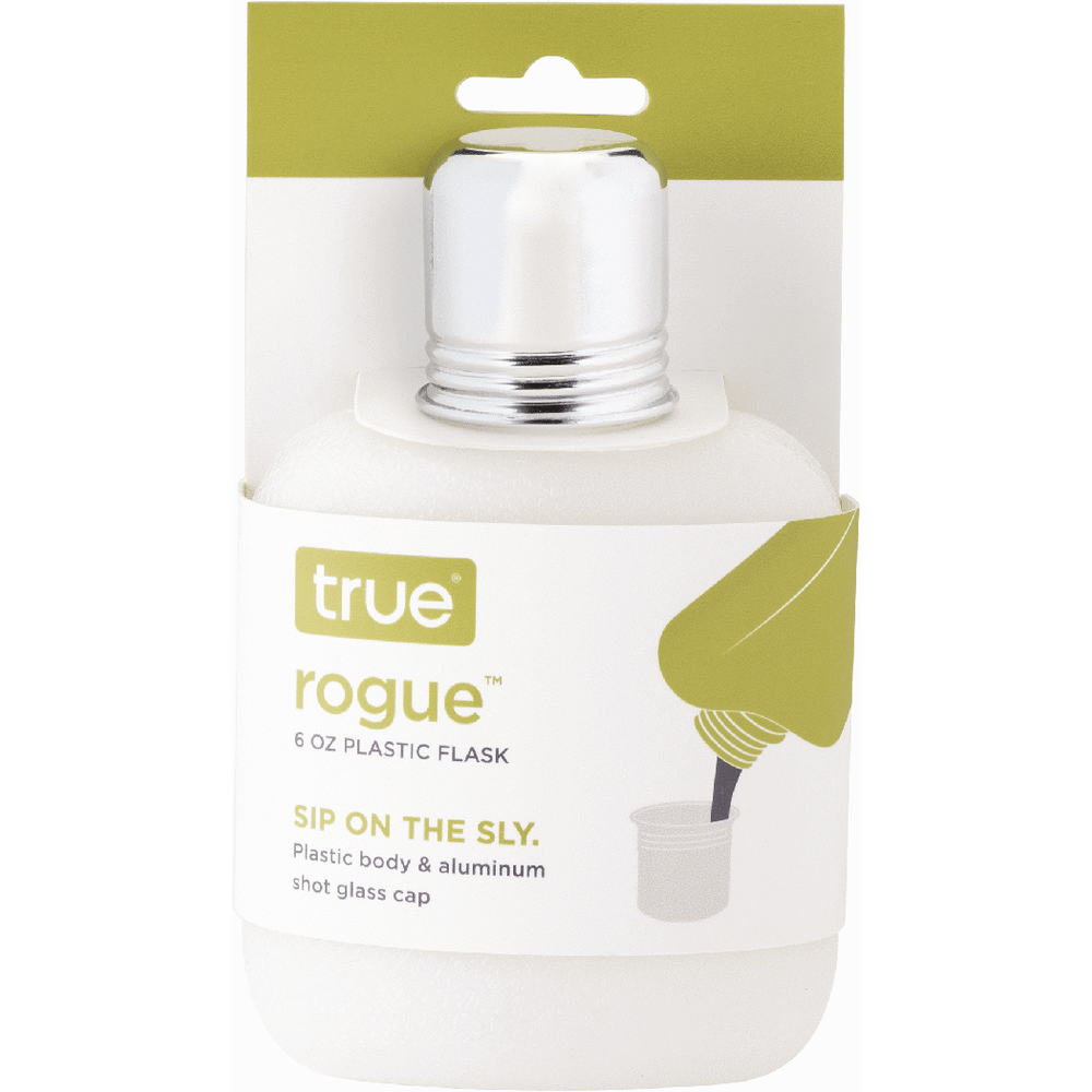 True - Plastic Flask 6oz