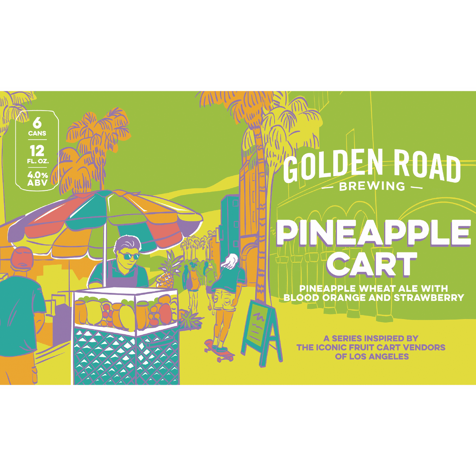 Golden Road Pineapple Cart