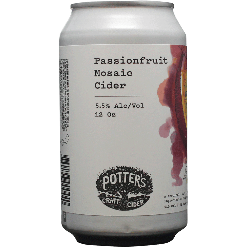 Potter's Passionfruit Mosaic Cider