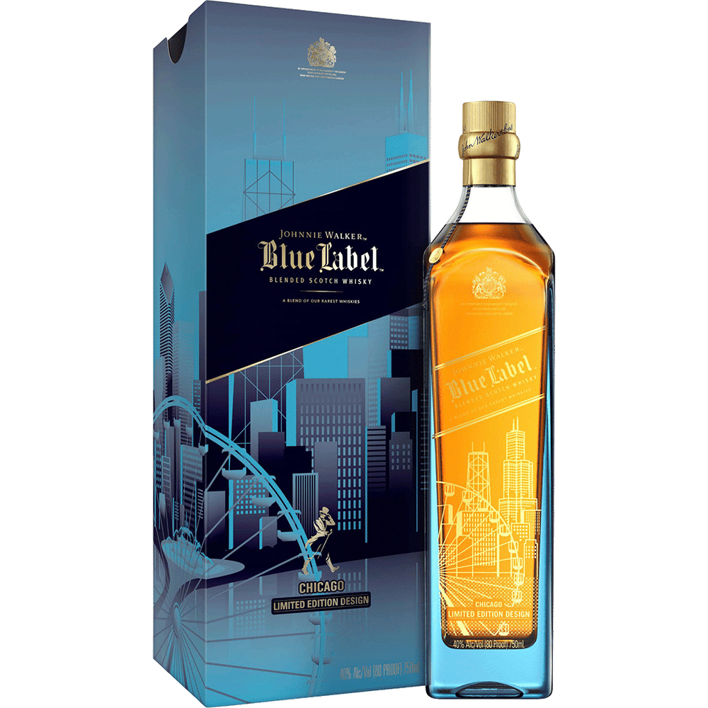 Johnnie Walker Blue Cities Chicago Blended Scotch