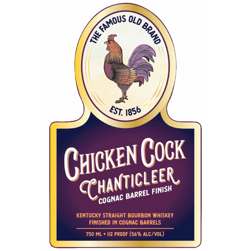 Chicken Cock Chanticleer Bourbon Whiskey