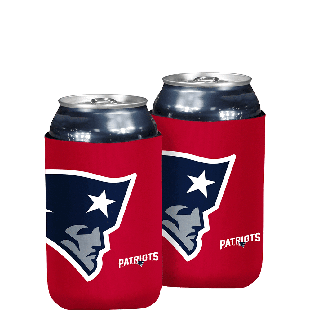 New England Patriots Oversized Logo Flat Coozie