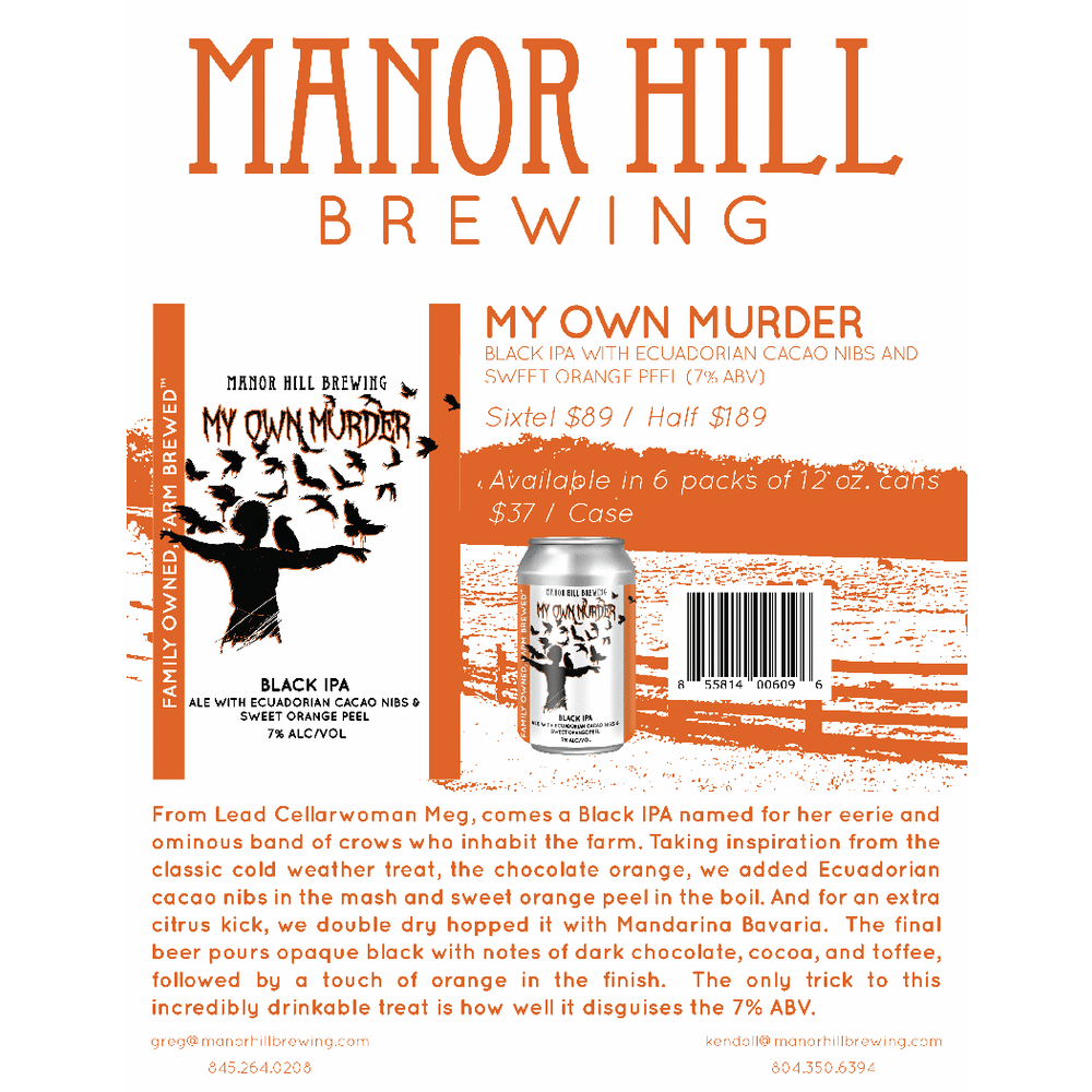 Manor Hill My Own Murder