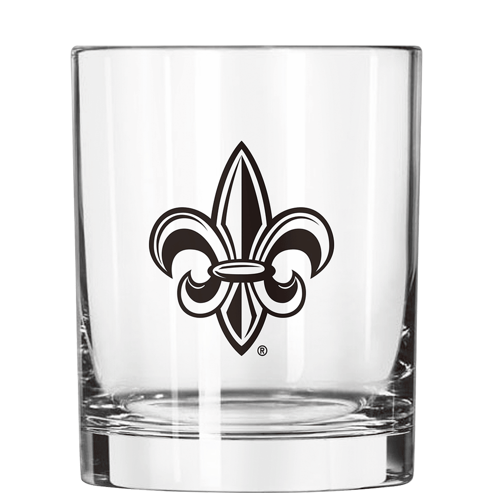 Louisiana Lafayette 14oz Gameday Rocks Glass