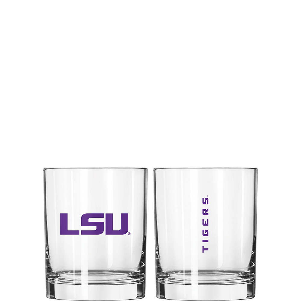 LSU 14oz Gameday Rocks Glass