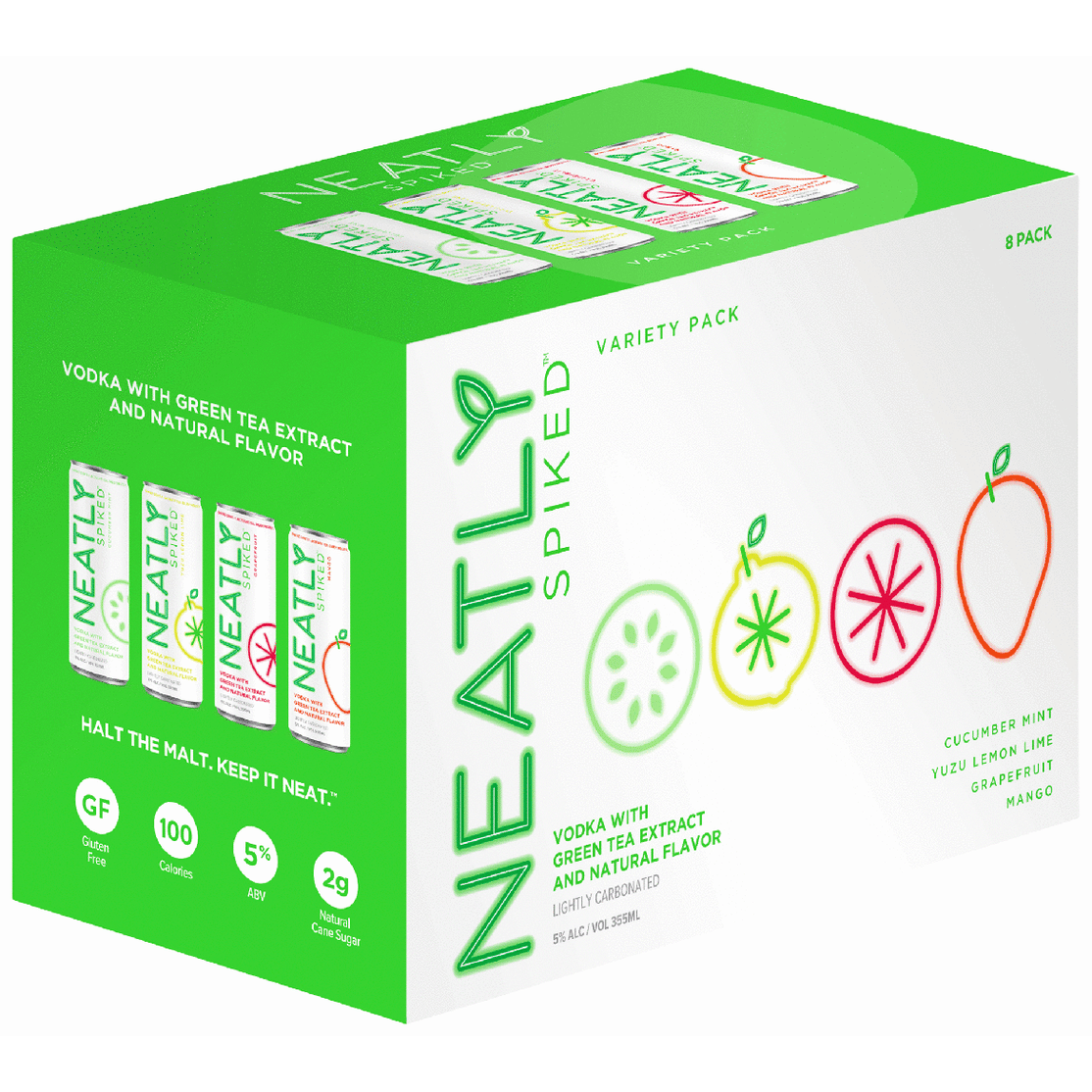 Neatly Spiked Vodka Seltzer