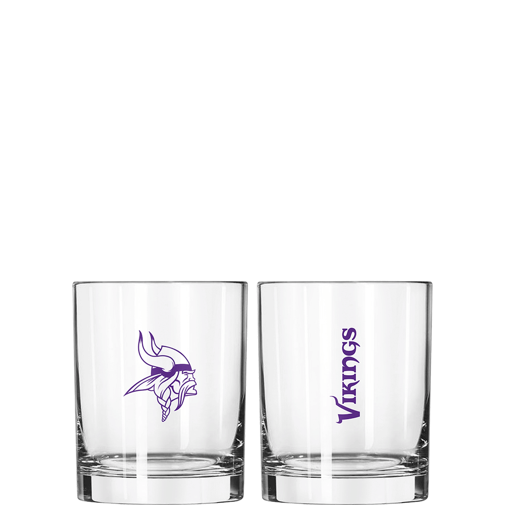 Minnesota Vikings 14oz Gameday Rocks Glass
