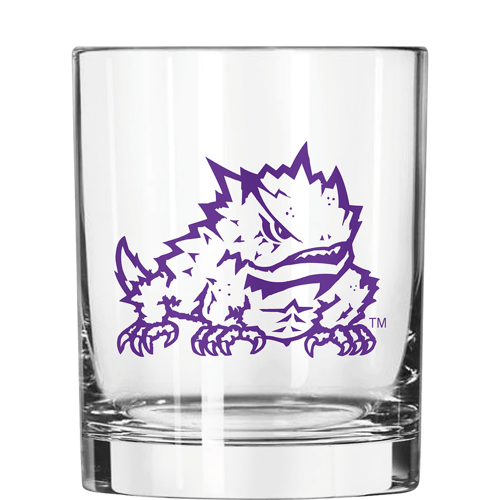 TCU 14oz Gameday Rocks Glass