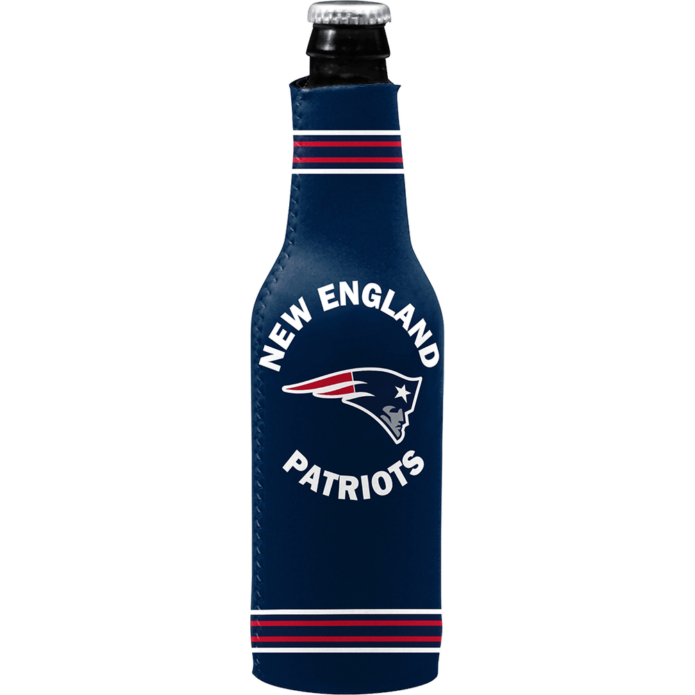 New England Patriots Crest Logo Bottle Coozie