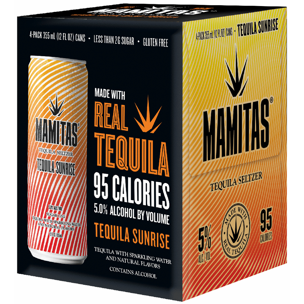 Mamitas Tequila Sunrise Tequila Seltzer