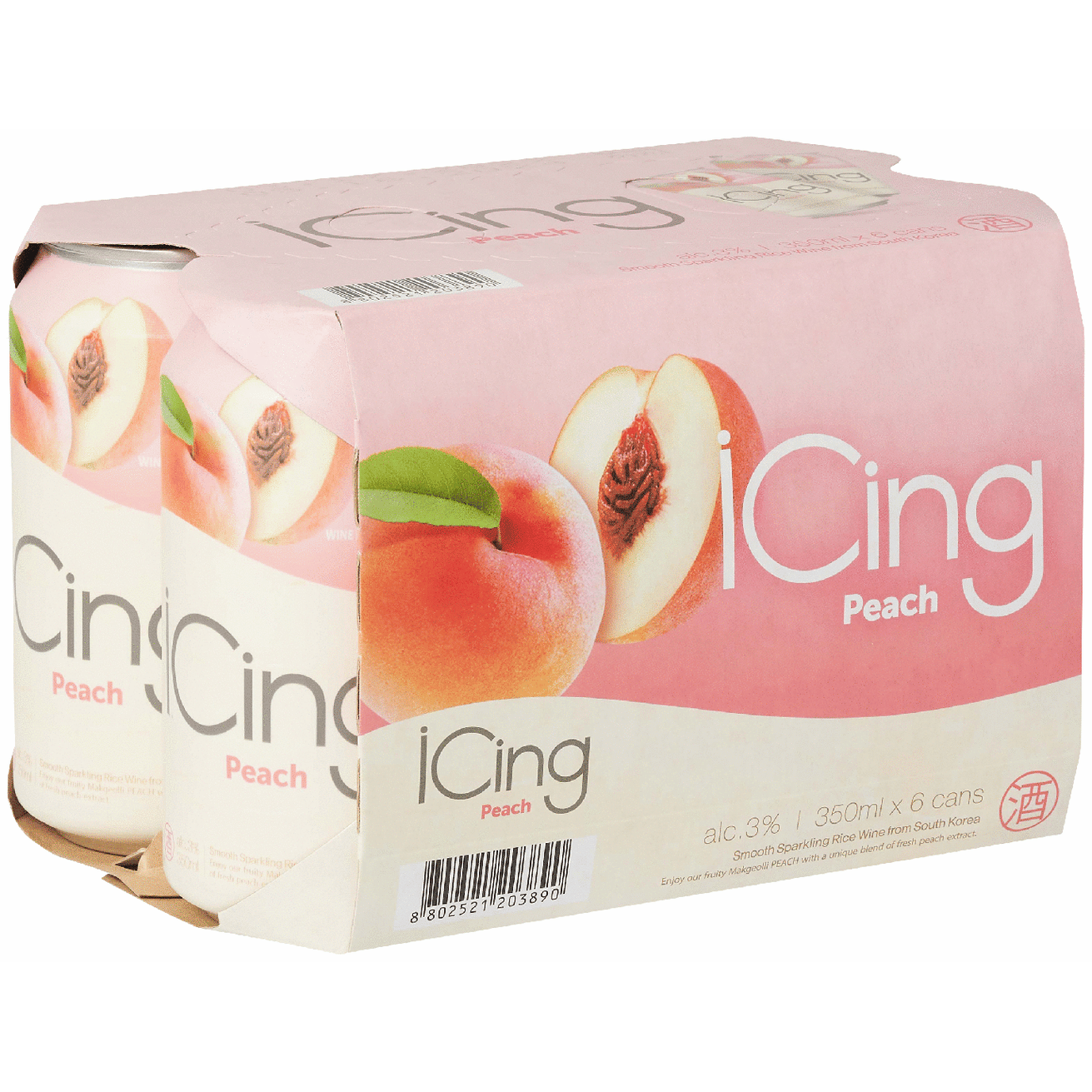 iCing Peach Sparkling Rice Wine