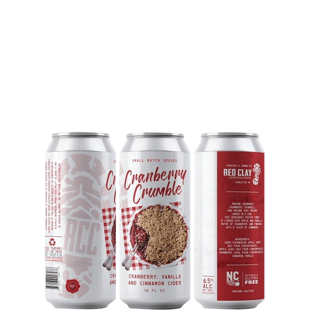 Red Clay Cranberry Crumble Cider
