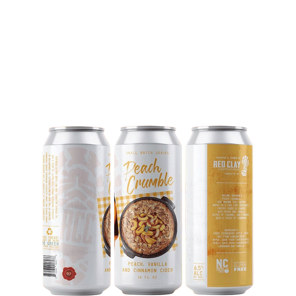 Red Clay Peach Crumble Cider