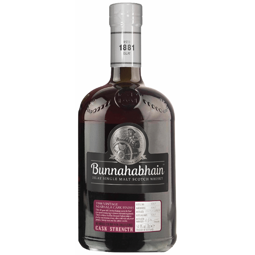 Bunnahabhain 1988 Marsala Cask Single Malt Scotch