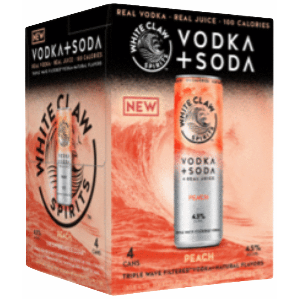 White Claw Vodka Soda Peach