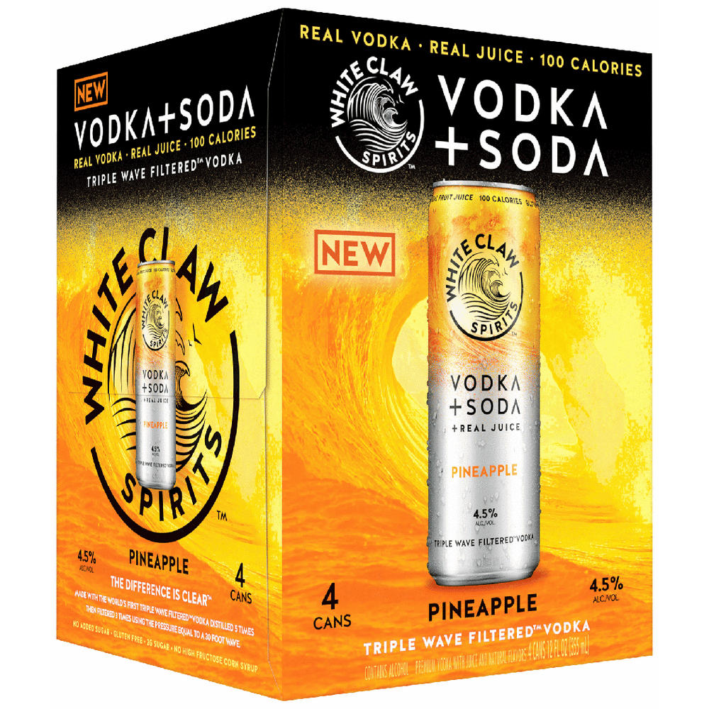 White Claw Vodka Soda Pineapple