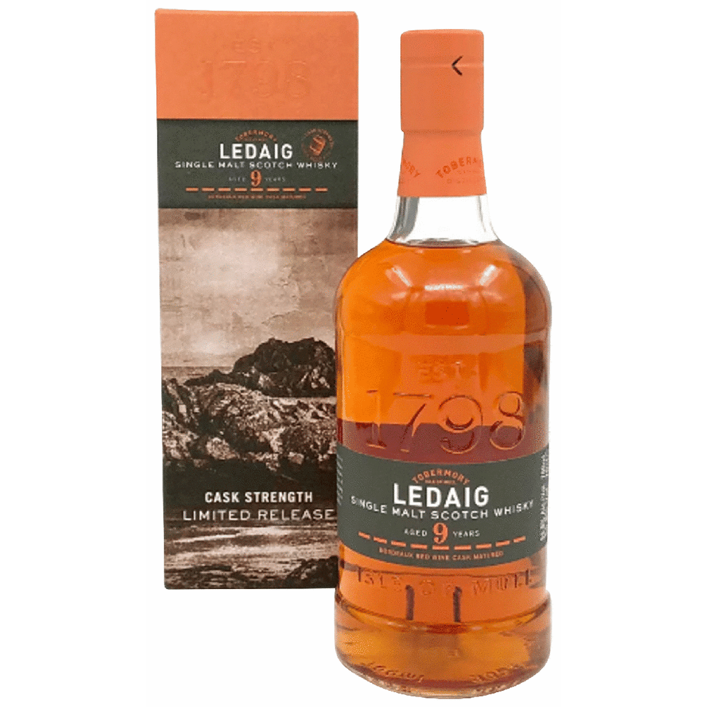 Ledaig 9 Year Bordeaux Red Wine Cask Single Scotch