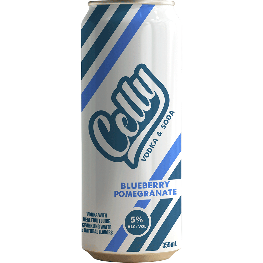 Celly Blueberry Pomegranate Vodka Soda