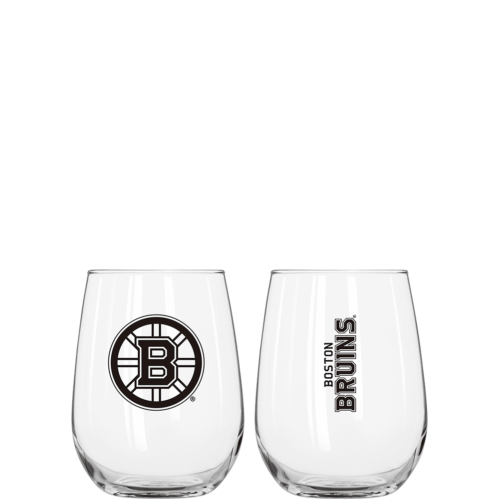 Boston Bruins 16oz Gameday Curved Beverage Glass