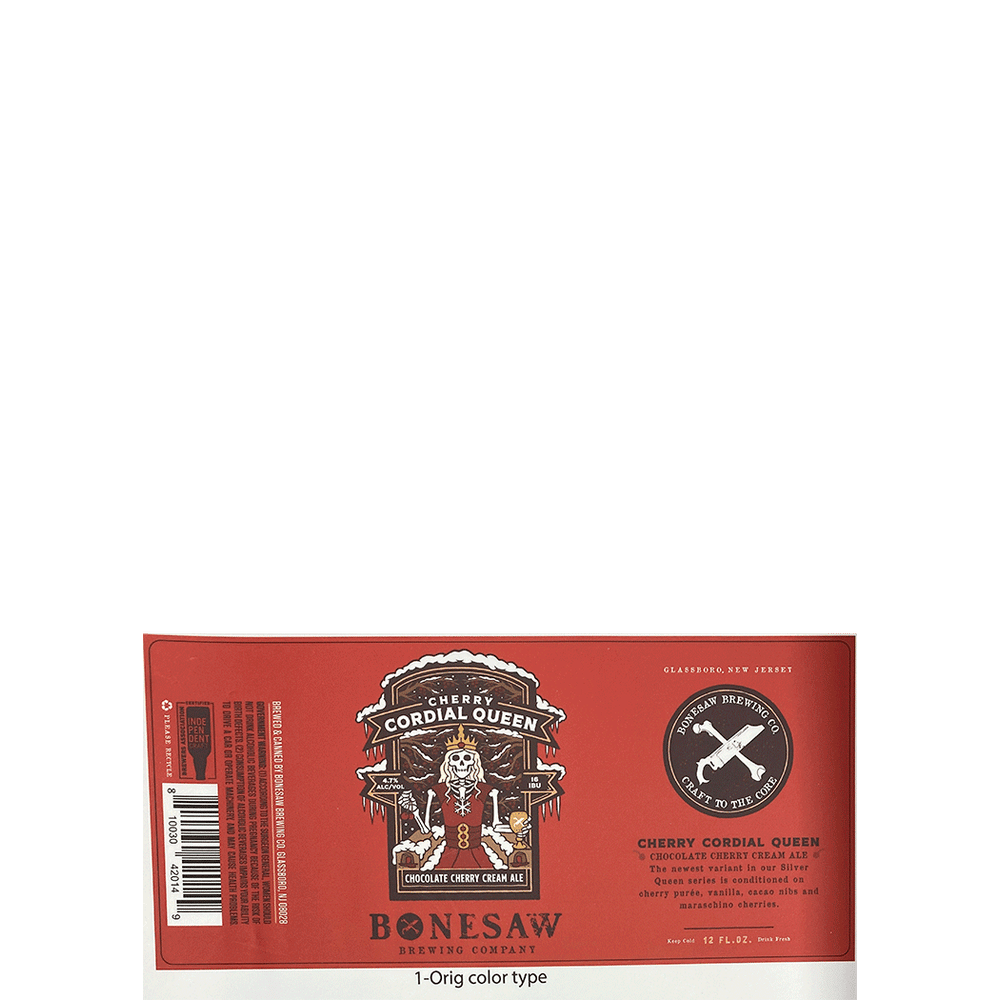 Bonesaw Cherry Cordial Queen | Total Wine & More