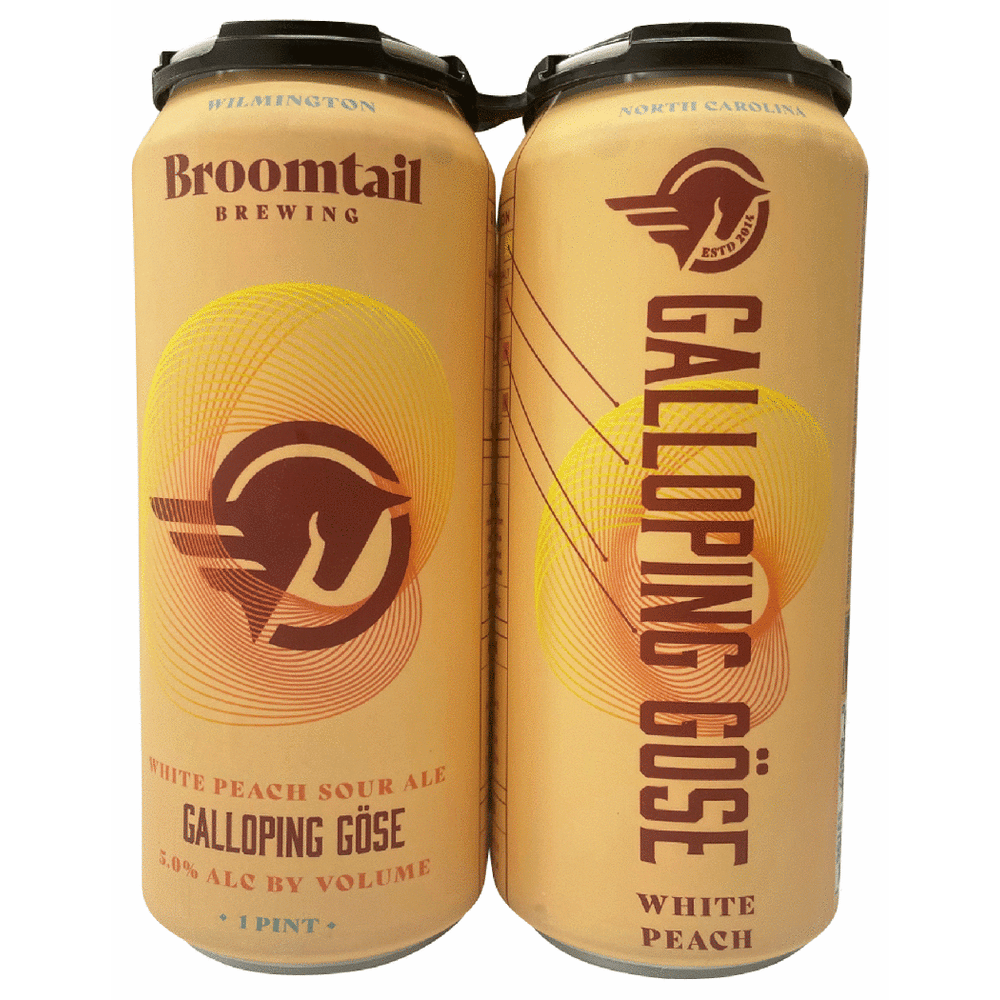 Broomtail Galloping Gose White Peach