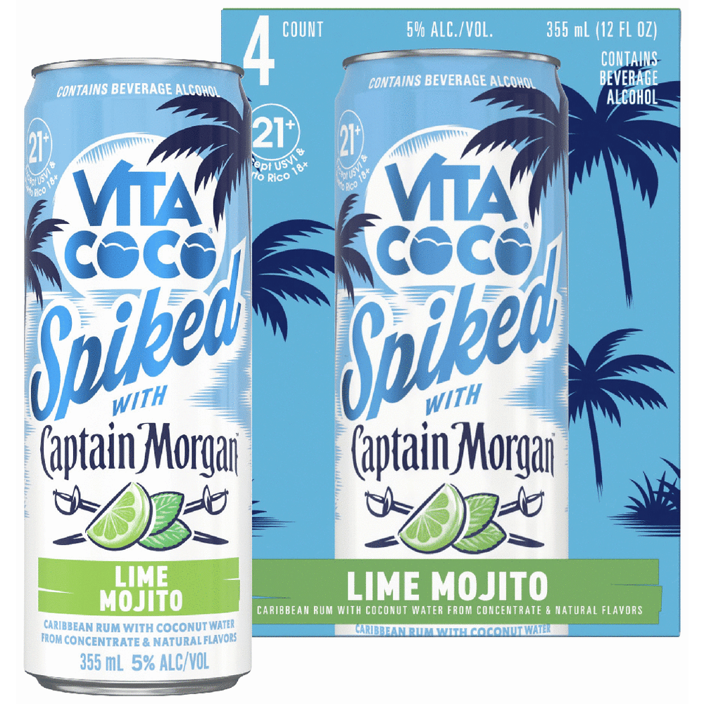 Vita Coco Spiked with Capt Morgan Lime Mojito