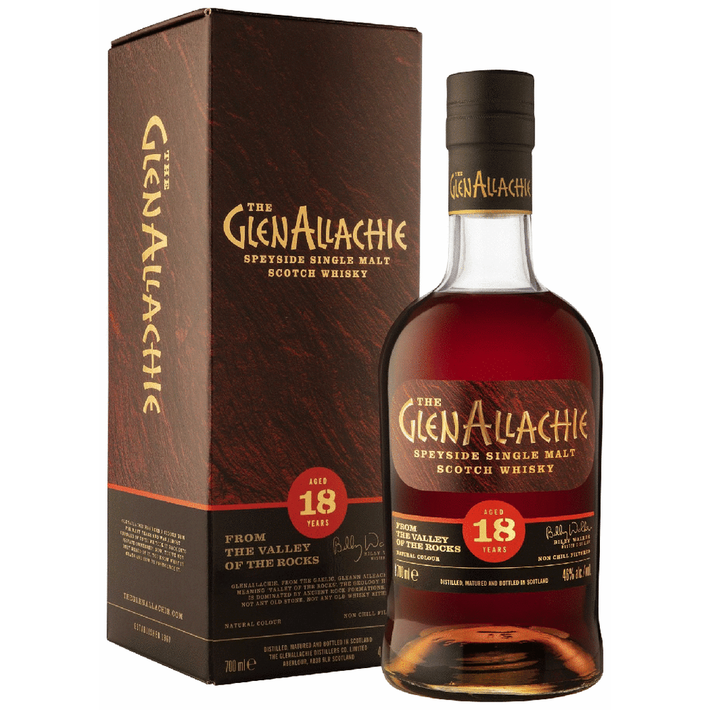 GlenAllachie 18 Year Single Malt Scotch