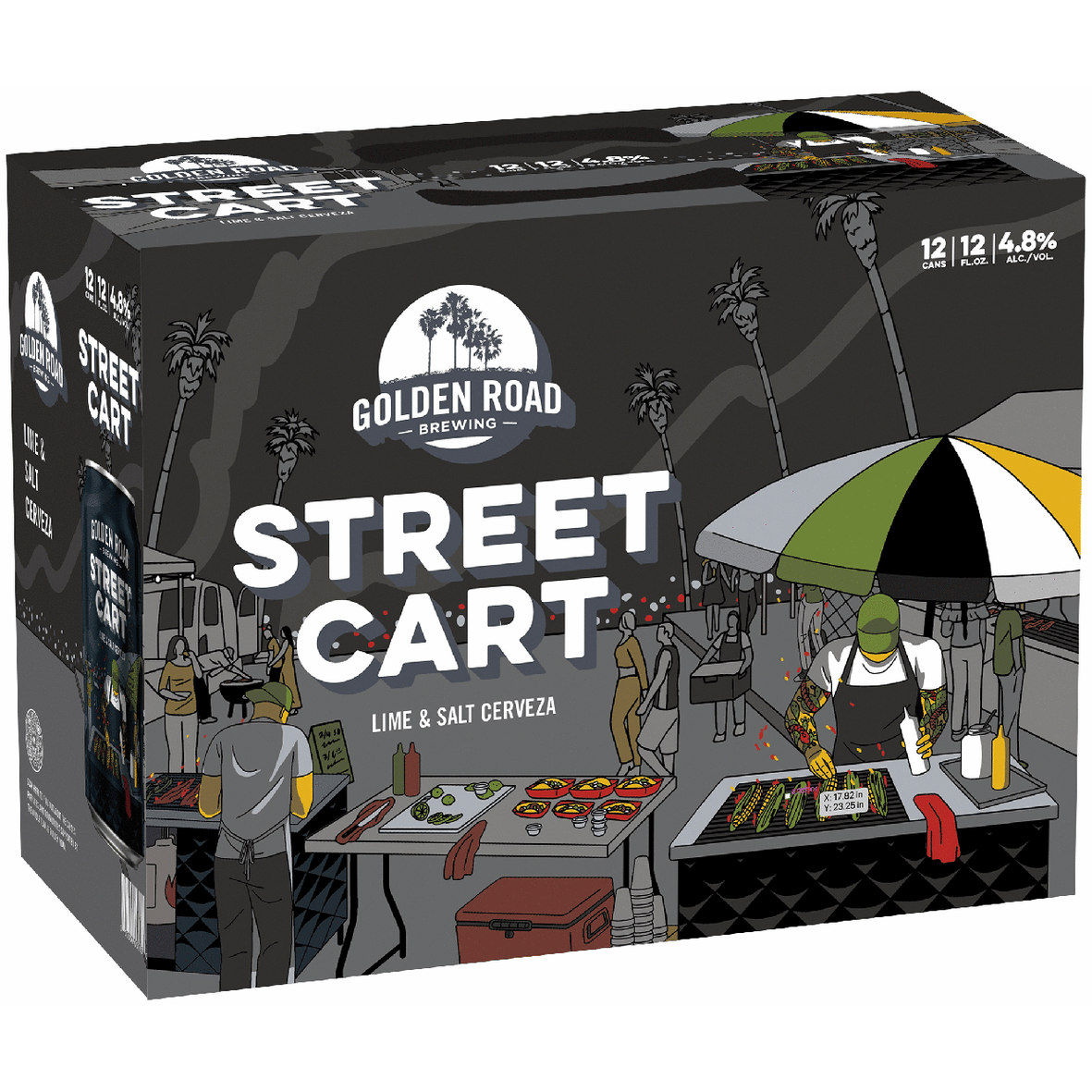 Golden Road Street Cart
