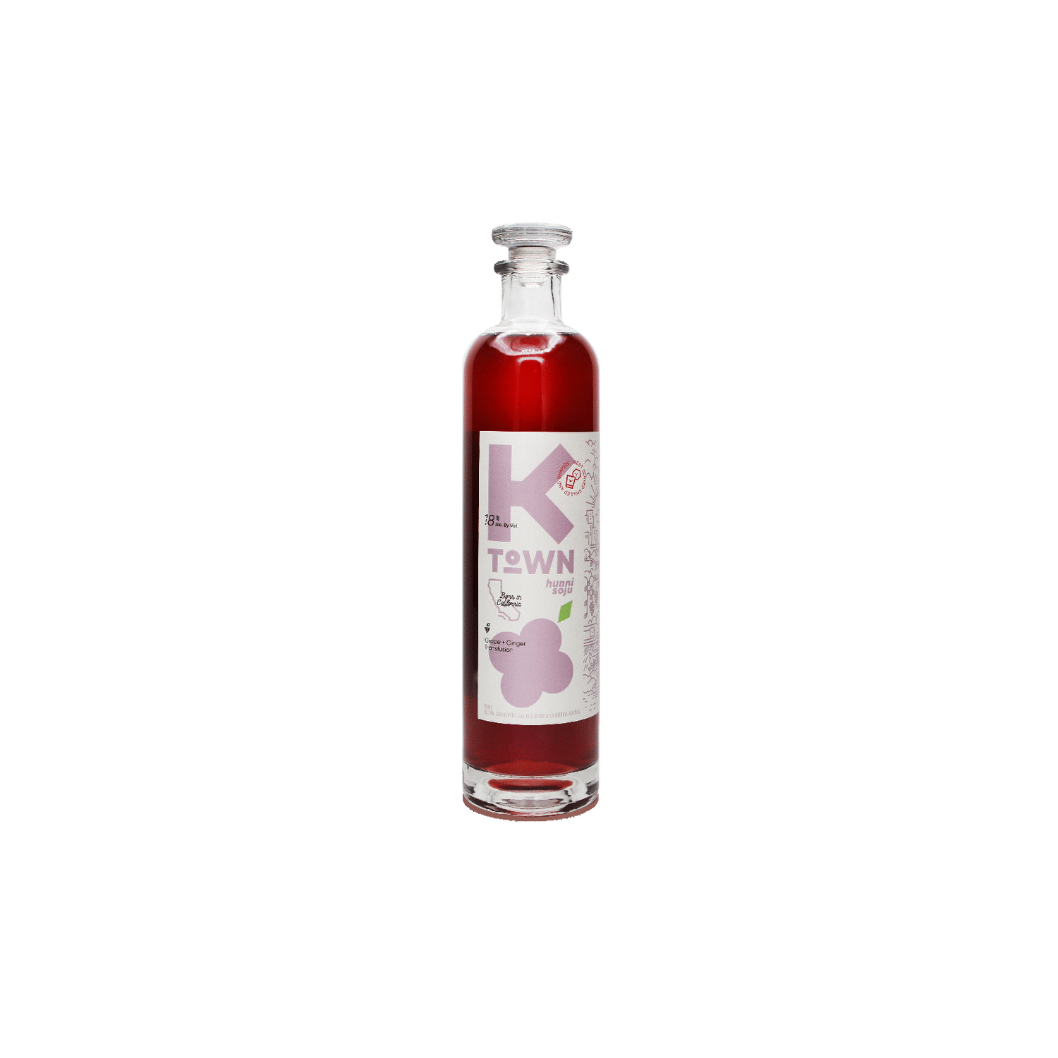 K Town Hunni Soju Grape & Ginger Transfusion