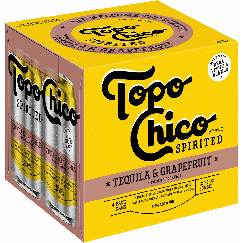 Topo Chico Spirited Tequila Grapefruit