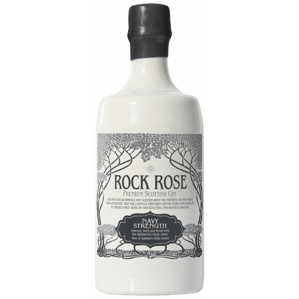 Rock Rose Premium Scottish Gin Navy Strength Edition