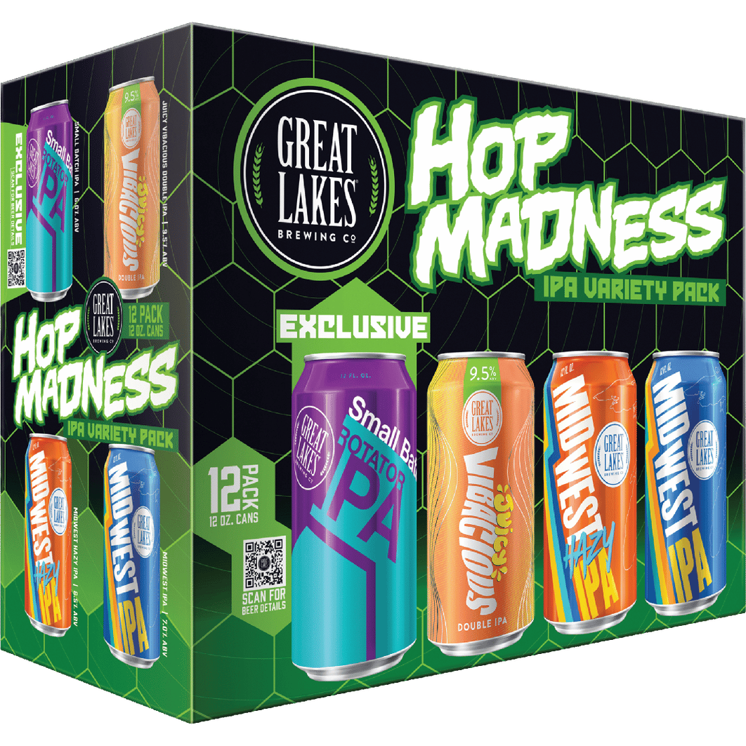 Great Lakes Hop Madness IPA Variety Pack