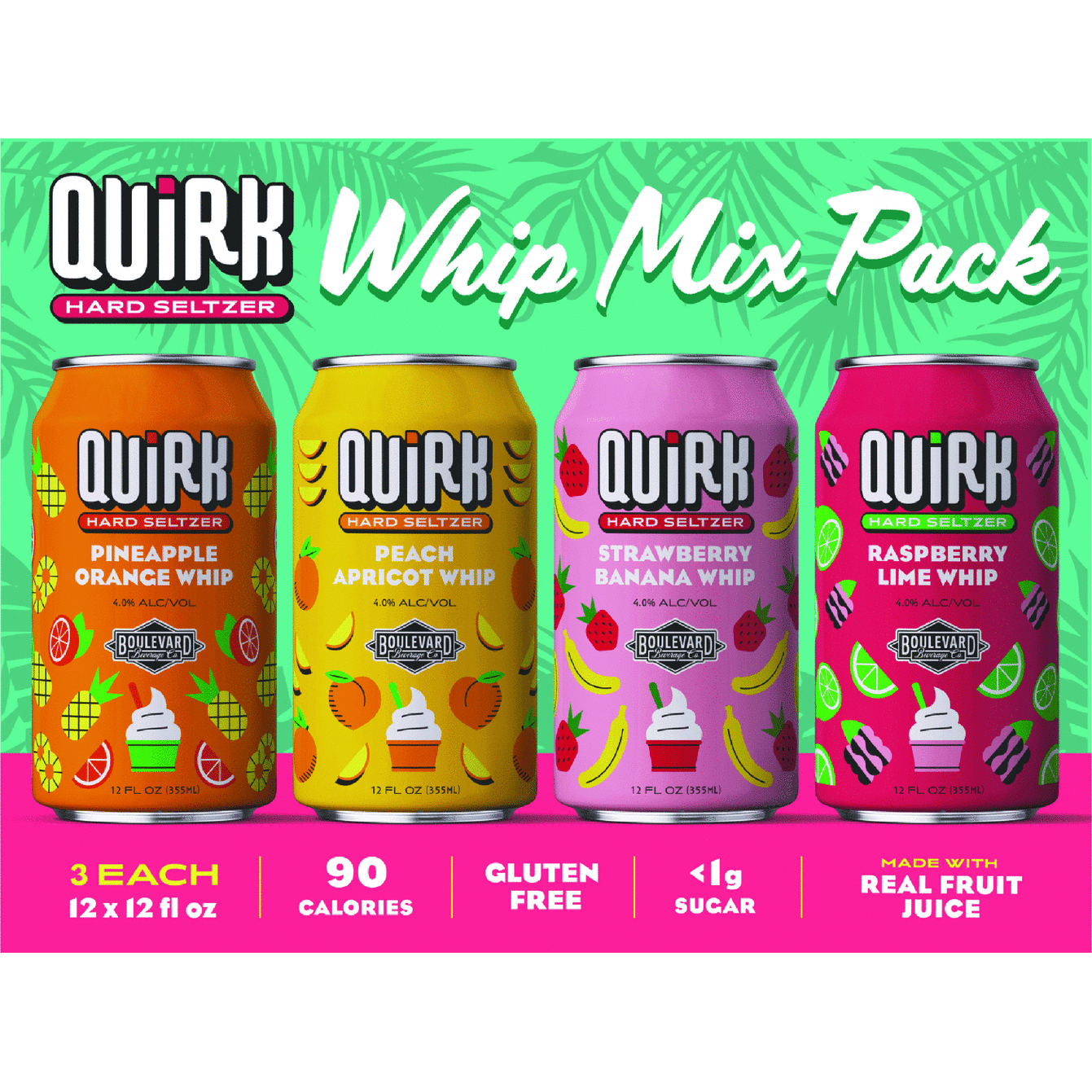 Boulevard Quirk Whip Variety Pack