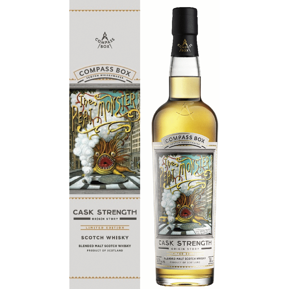 Peat Monster, Big Peat, Shadowy よし ! Compass Box Peat Monster Cask Strength Scotch Whisky | Total